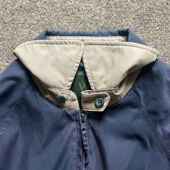 VTG 90s Navy Lightweight Bomber Jacket Men’s L Weatherproof Hipster Streetwear - Picture 8 of 16